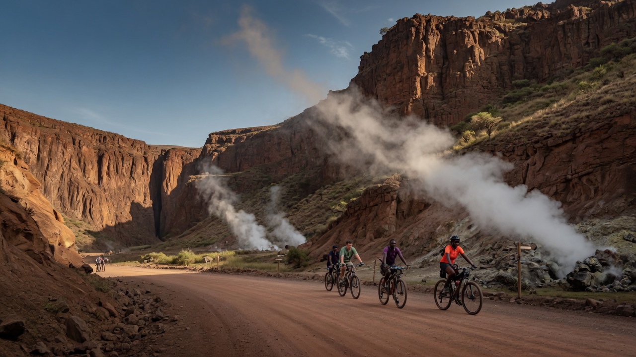 Hell's Gate National Park Cycling and Hiking Adventure