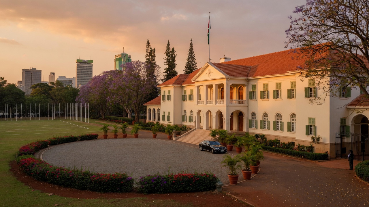 Location Of State House In Nairobi City In Kenya