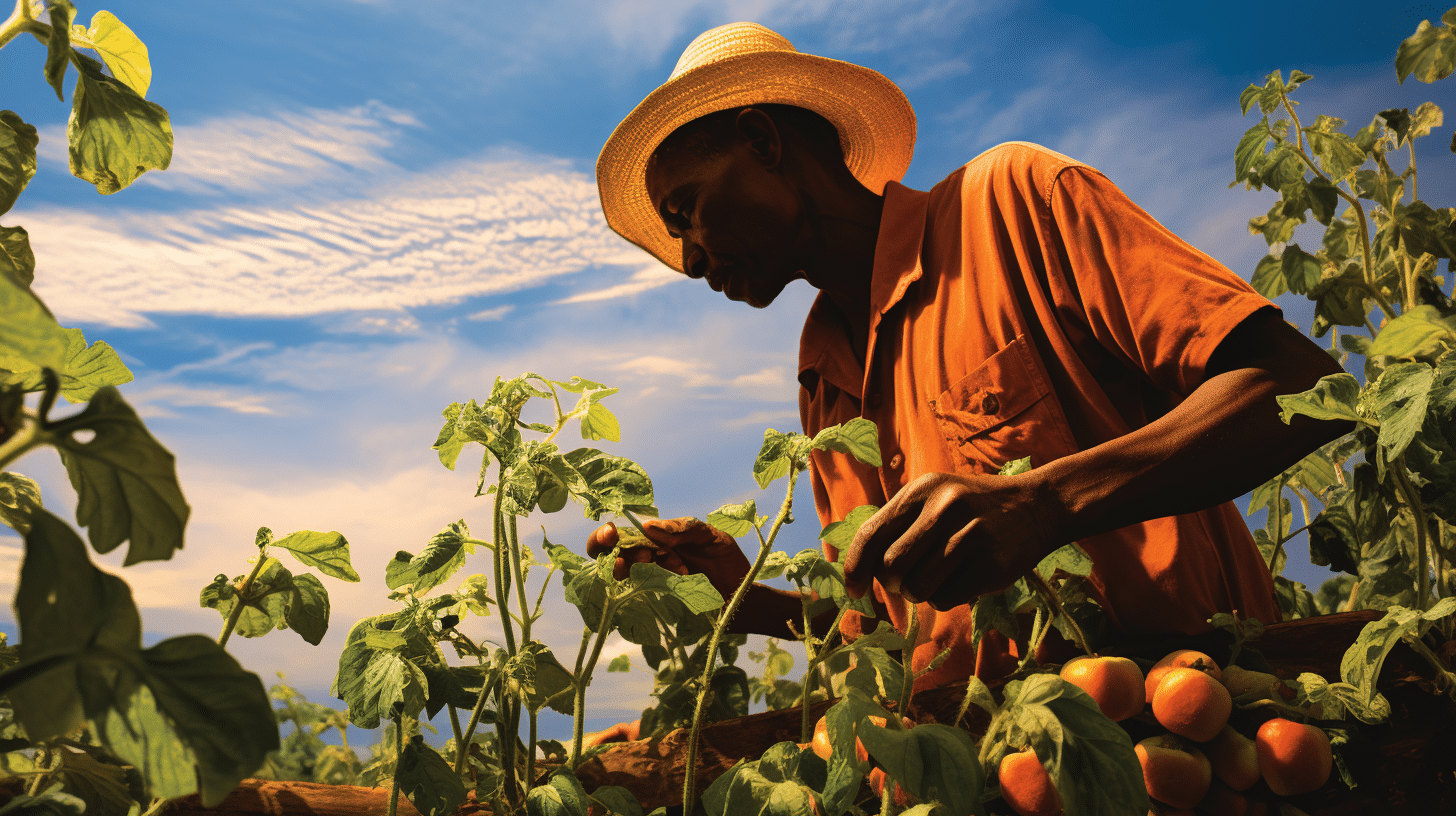 how farmers prune plants in kenya