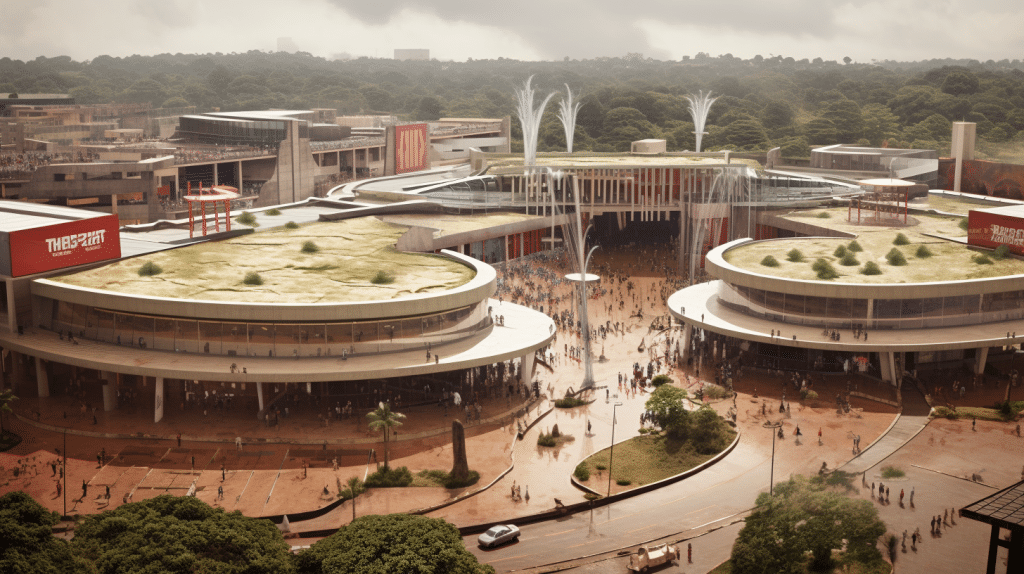 location of the karen crossroads shopping centre in nairobi kenya and the services offered