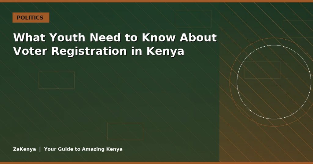 What Youth Need to Know About Voter Registration in Kenya