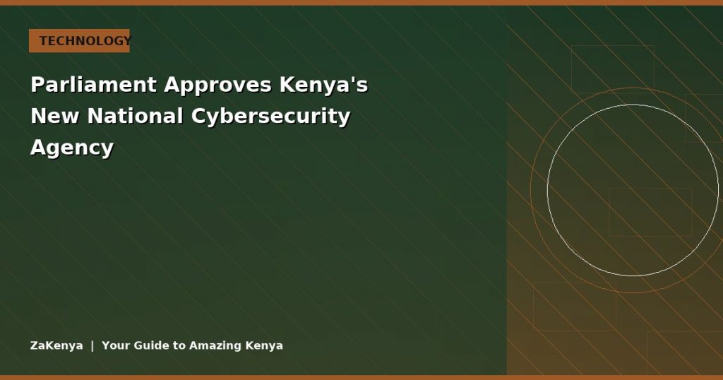 Parliament Approves Kenya's New National Cybersecurity Agency