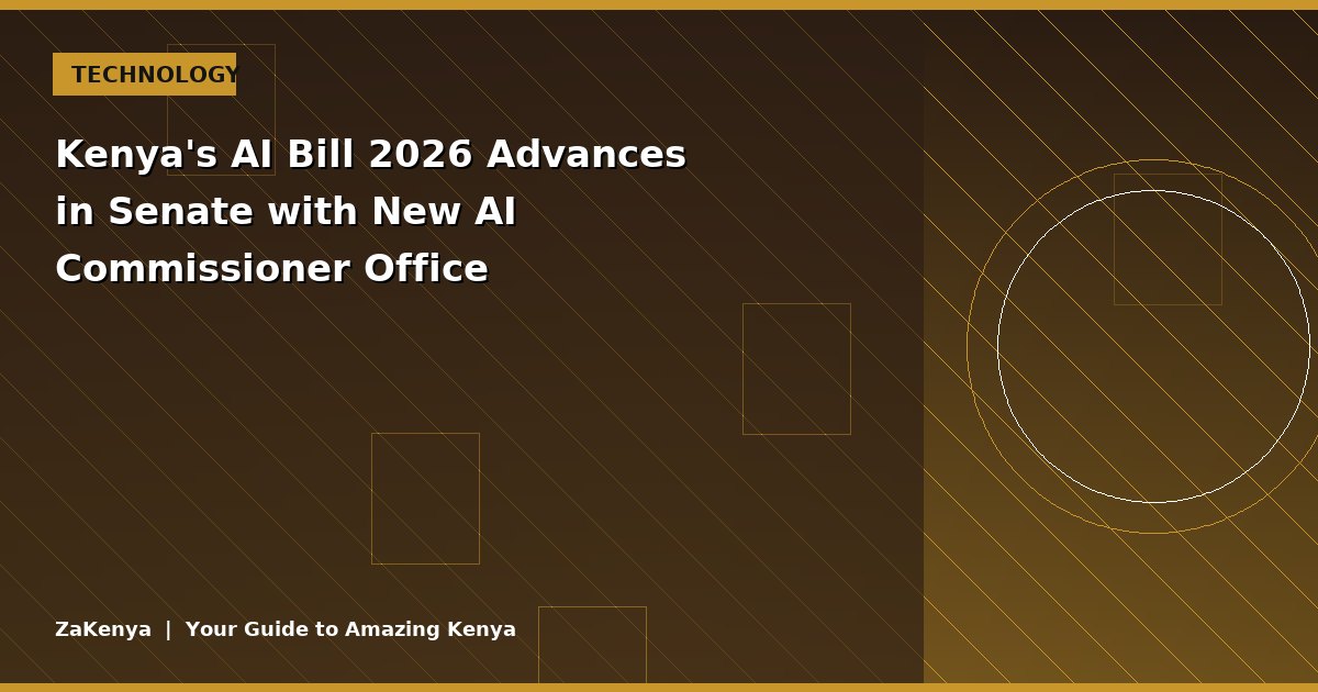 Kenya's AI Bill 2026 Advances in Senate with New AI Commissioner Office
