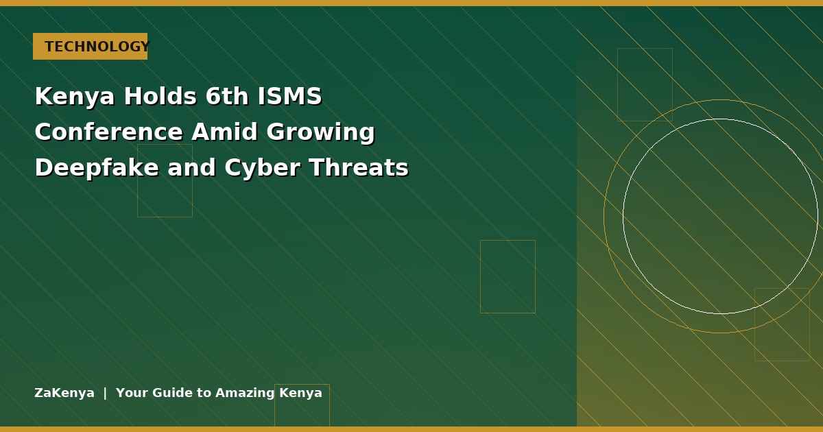 Kenya Holds 6th ISMS Conference Amid Growing Deepfake and Cyber Threats