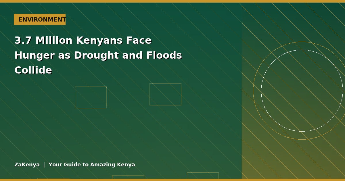 3.7 Million Kenyans Face Hunger as Drought and Floods Collide